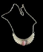 Native American Navajo Silver Necklace Handmade