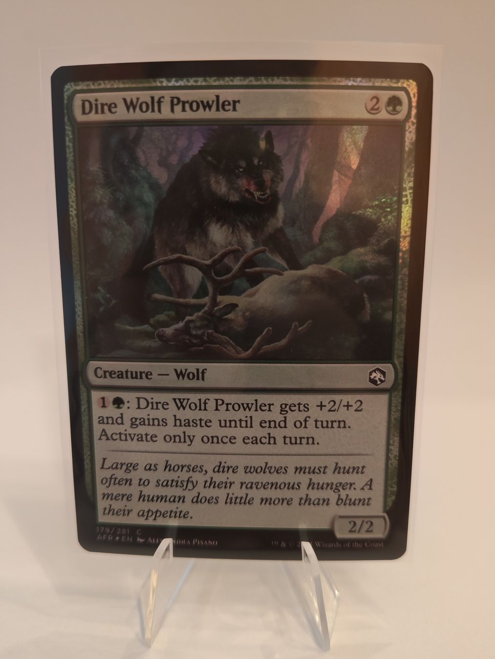 Magic The Gathering Carte collezionabili: Magic Dire Wolf Prowler 179/281 C – Nuovo (secondo la descrizione) da Arbon venduto da Printify3D