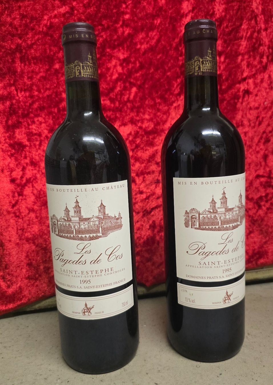 Cos Vino: 2 Flaschen Les Pagodes de Cos 1995 – Usato da Reinach BL venduto da Pendling
