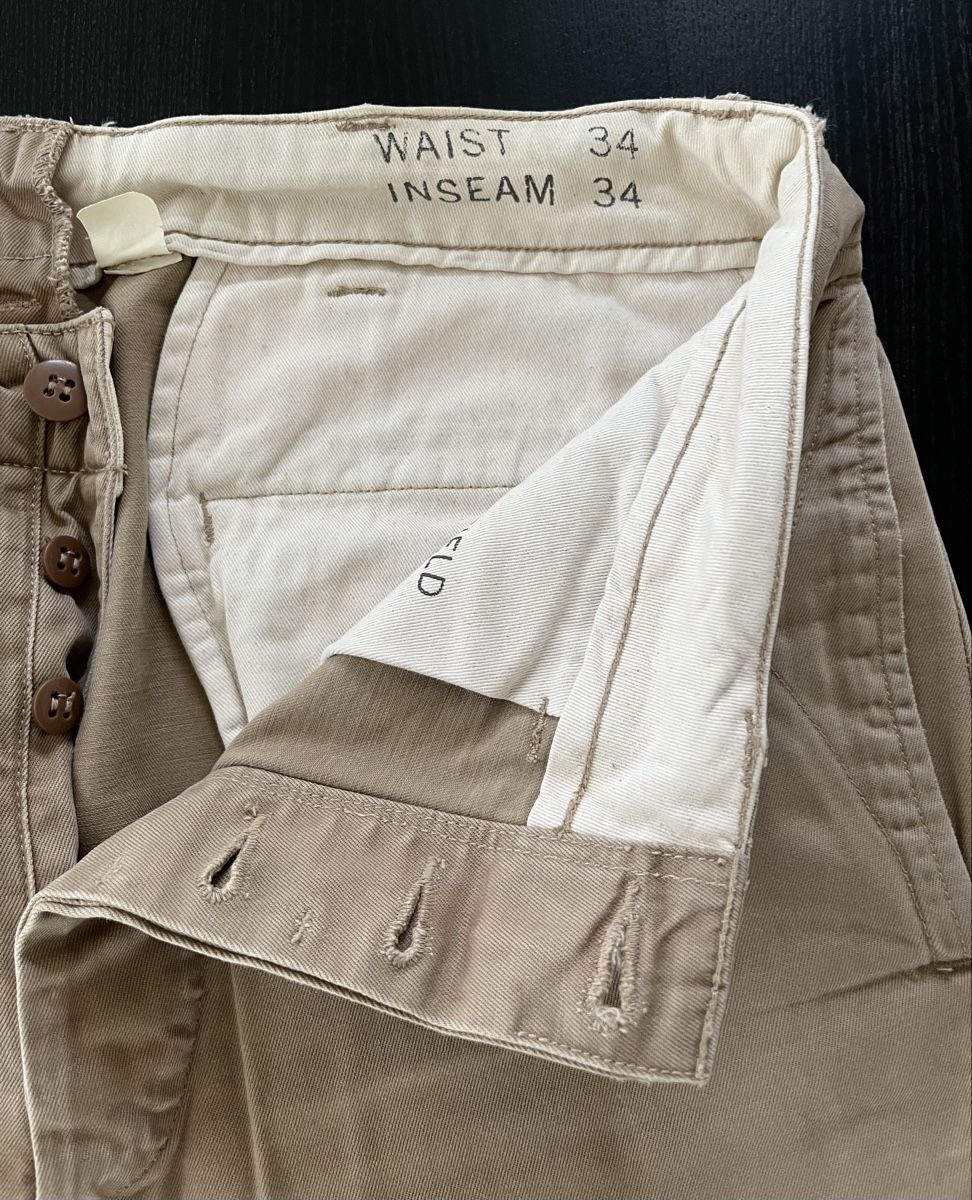 Ralph Lauren Pantaloni: Double RL Officer Chinos Beige – Usato da Unterägeri venduto da Bluto36 2