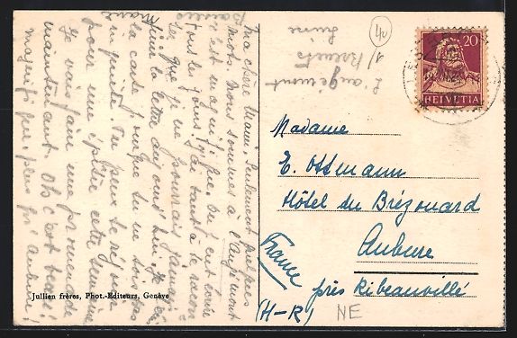 Cartoline postali: AK Neuchatel, Funiculaire de Chaumont – Usato da Berlin venduto da bartko-reher 1