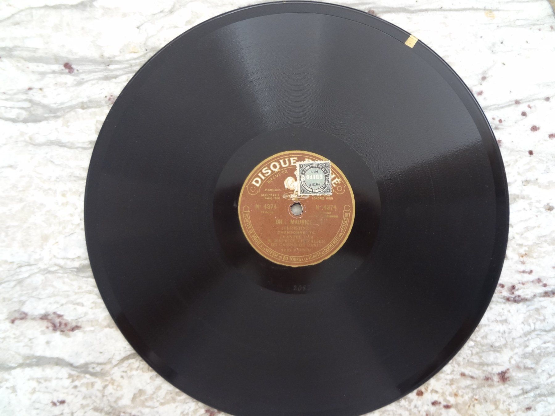 Dischi in vinile: 3 disques 78 tours saphir de Maurice Chevalier – Usato da Aigle venduto da Robflac55 8