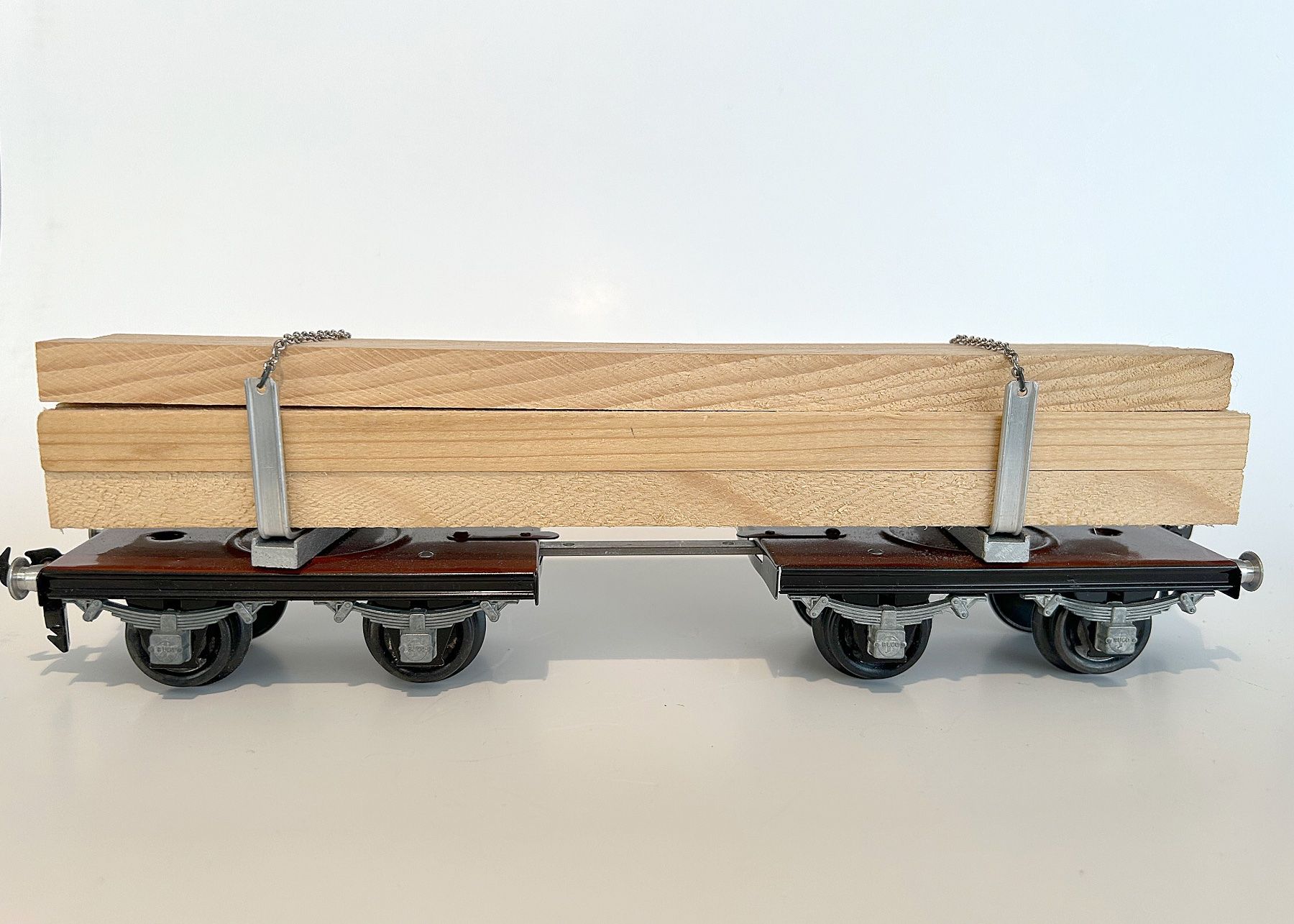 Buco Modelleisenbahnen: Buco Langholzwagen Spur 0 – Gebraucht aus Uster von colmo 3