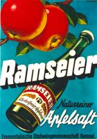 RAMSEIER APFELSAFT EMMENTAL c.1940 - Original Plakat