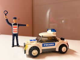 Polizei Auto mit Figur 