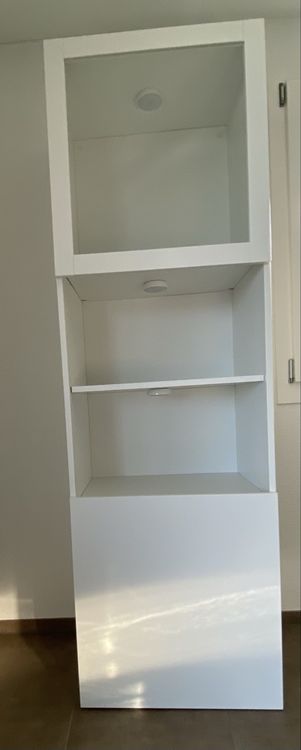 FORNORM Küchenschrank 183cm Mit LED-Beleuchtung & Arbeitsplatte - 3 Schränke + 3 Schubladen - App-gesteuert & USB-Anschlüsse