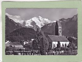 Interlaken Unterseen mit Jungfrau 1957