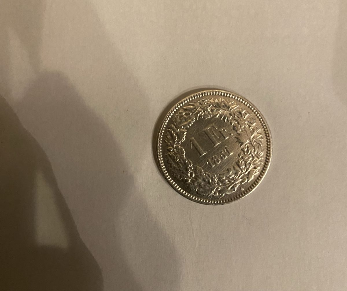Tutti le monete: 1 Franken Münze 1851 SS – Nuovo (secondo la descrizione) da Zürich venduto da ragusa45 1