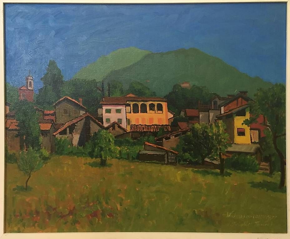 Dipinti: Origlio Tessin Ölgemälde – Usato da Hausen am Albis venduto da WalterWood