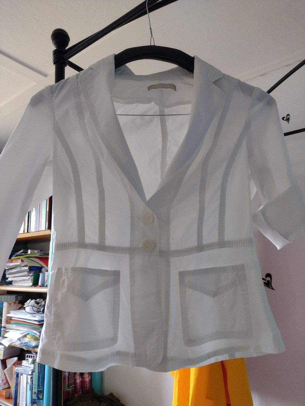 Stefanel Camicette: Original Stefanel Hemd/Bluse/Blazer weiss NEU – Nuovo (secondo la descrizione) da Stadel venduto da Chanel_5 1