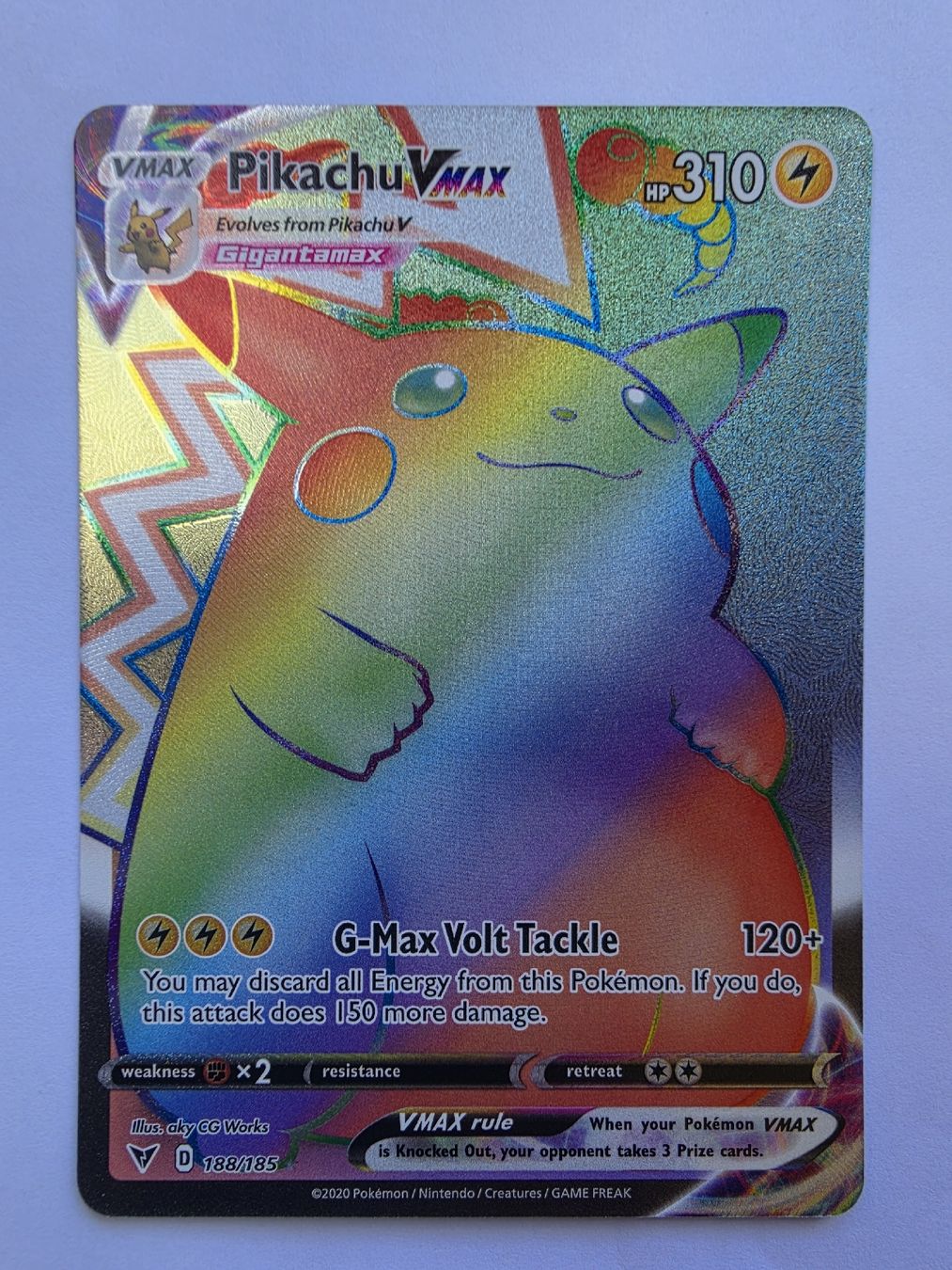 Pokémon Cartes à collectionner: Pokemonkarte - Pikachu Vmax – D'occasion à Oberdorf NW par Jasy9
