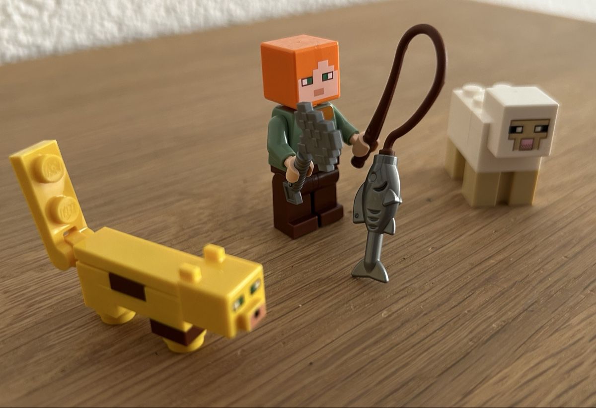 Lego Giocattoli: Lego Minecraft Alex, Ozelot & Schaf Figuren – Nuovo (secondo la descrizione) da Naters venduto da Gemschhtte 2