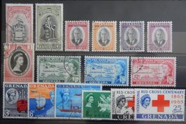 Grenada British ex. Kat. 136-191 gest. 1961/63