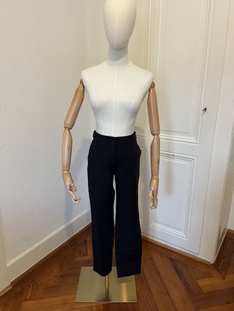 Massimo Dutti Women's Navy Pants - Size EUR 38!
