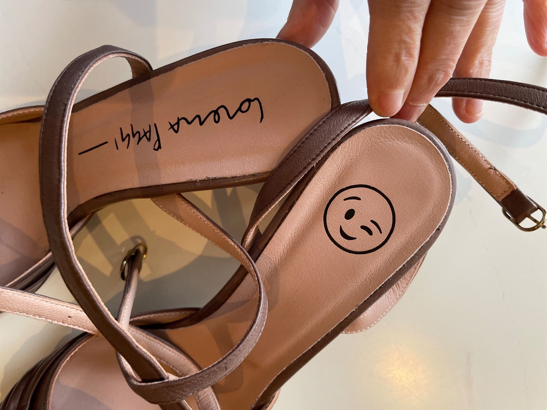 Scarpe da donna: Lorena Paggi Pumps Gr. 39 Leder braun Riemchen – Nuovo (secondo la descrizione) da Birsfelden venduto da Nic21 5