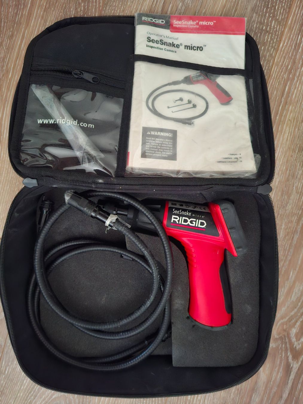 Ridgid Tutti gli attrezzi: Inspektionskamera RIDGID – Difettoso da Frenkendorf venduto da HJ.Peter.AG