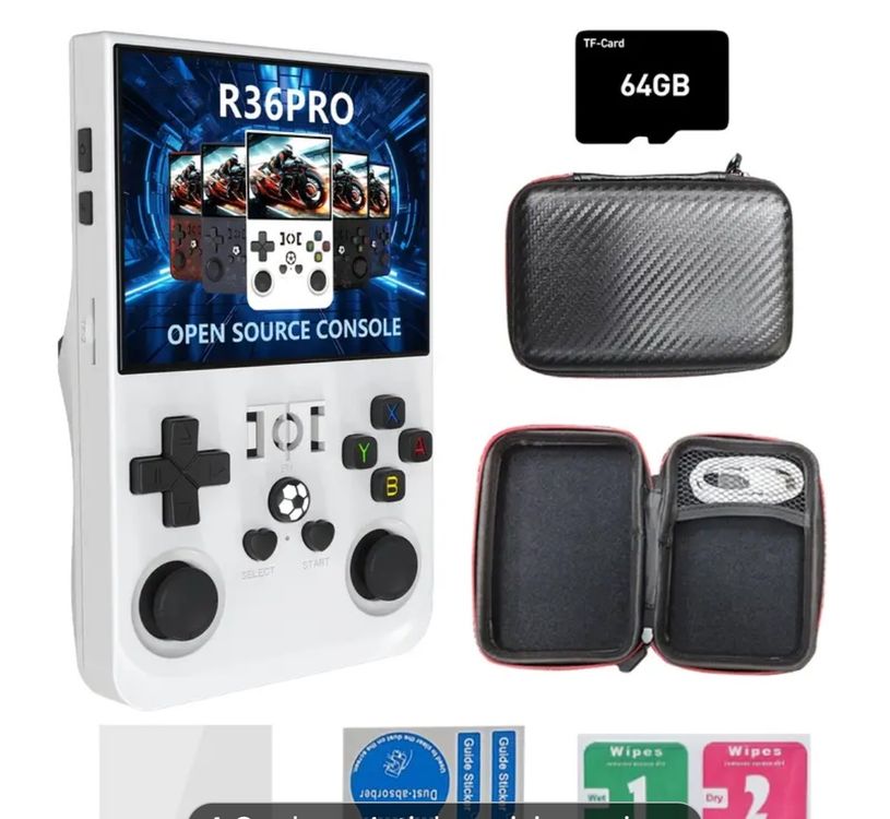 Console De Jeux Portable M27 - 51000+ Jeux Rétro Préinstallés, écran IPS 7" 1024x600, 30+ émulateurs, Batterie 3000mAh, Plug And Play (version 256 Go)
