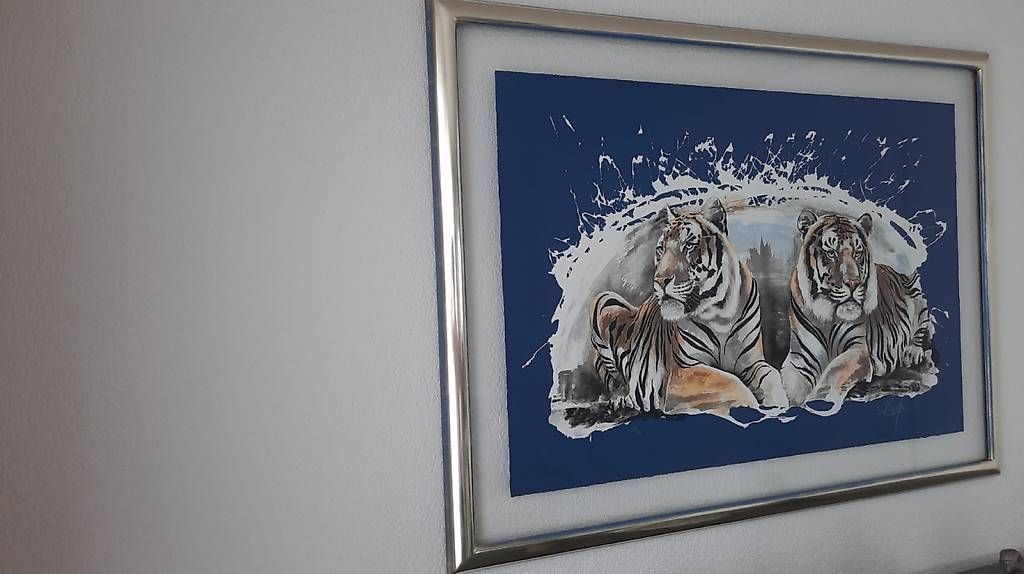Poster & Bilder: Tiger - Bild, Rolf Knie – Gebraucht aus Zuckenriet von Delta31 2