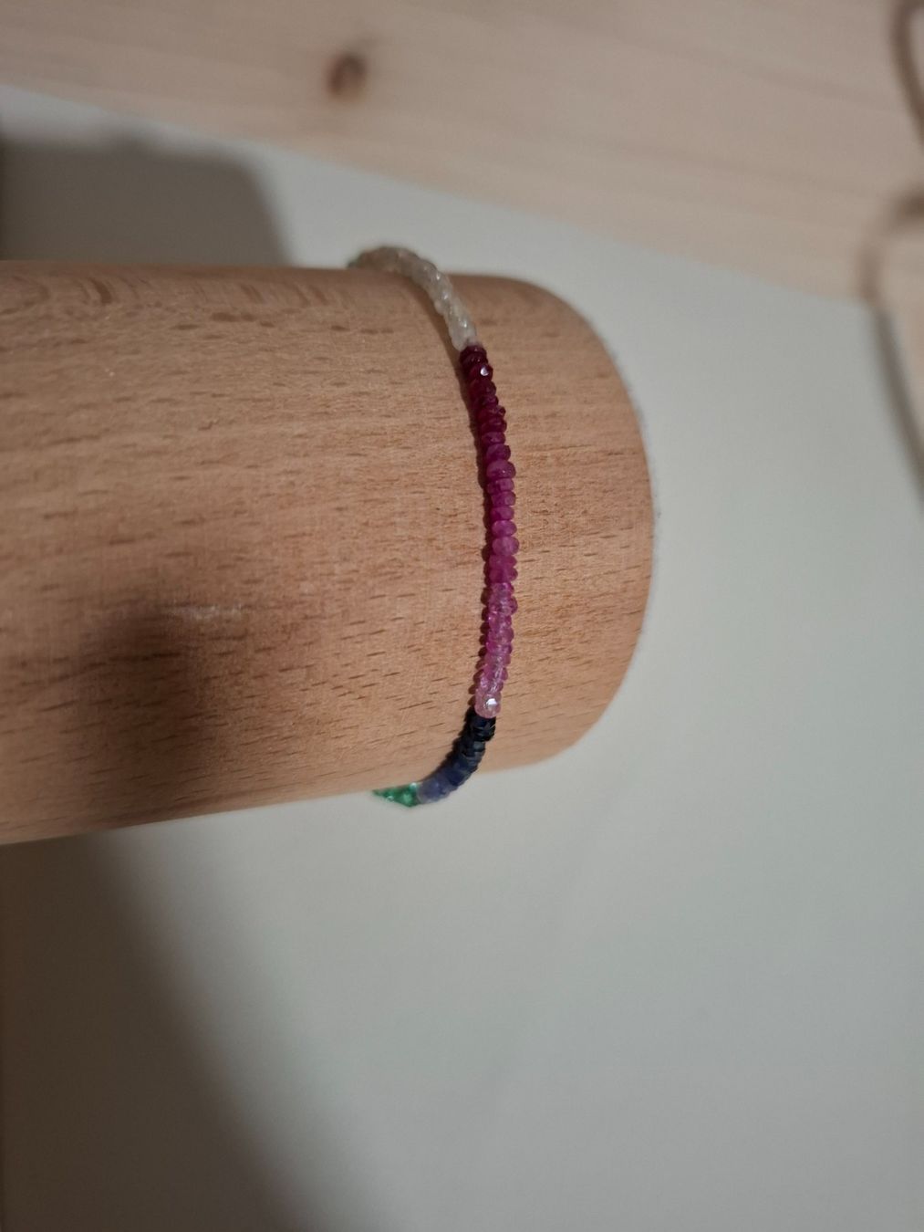 Bracciali & Braccialetti: Edelstein Armband Saphir Multicolor S 925 – Usato da Zwieselberg venduto da Halifaxmendusli 6