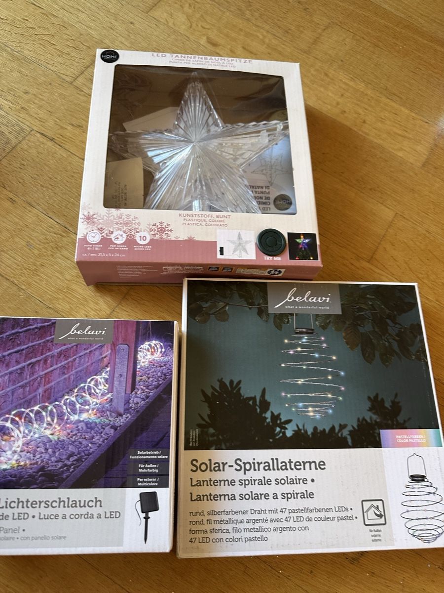 Tutte le decorazioni: LED Set 3 tlg – Nuovo (secondo la descrizione) da Bern venduto da womiman