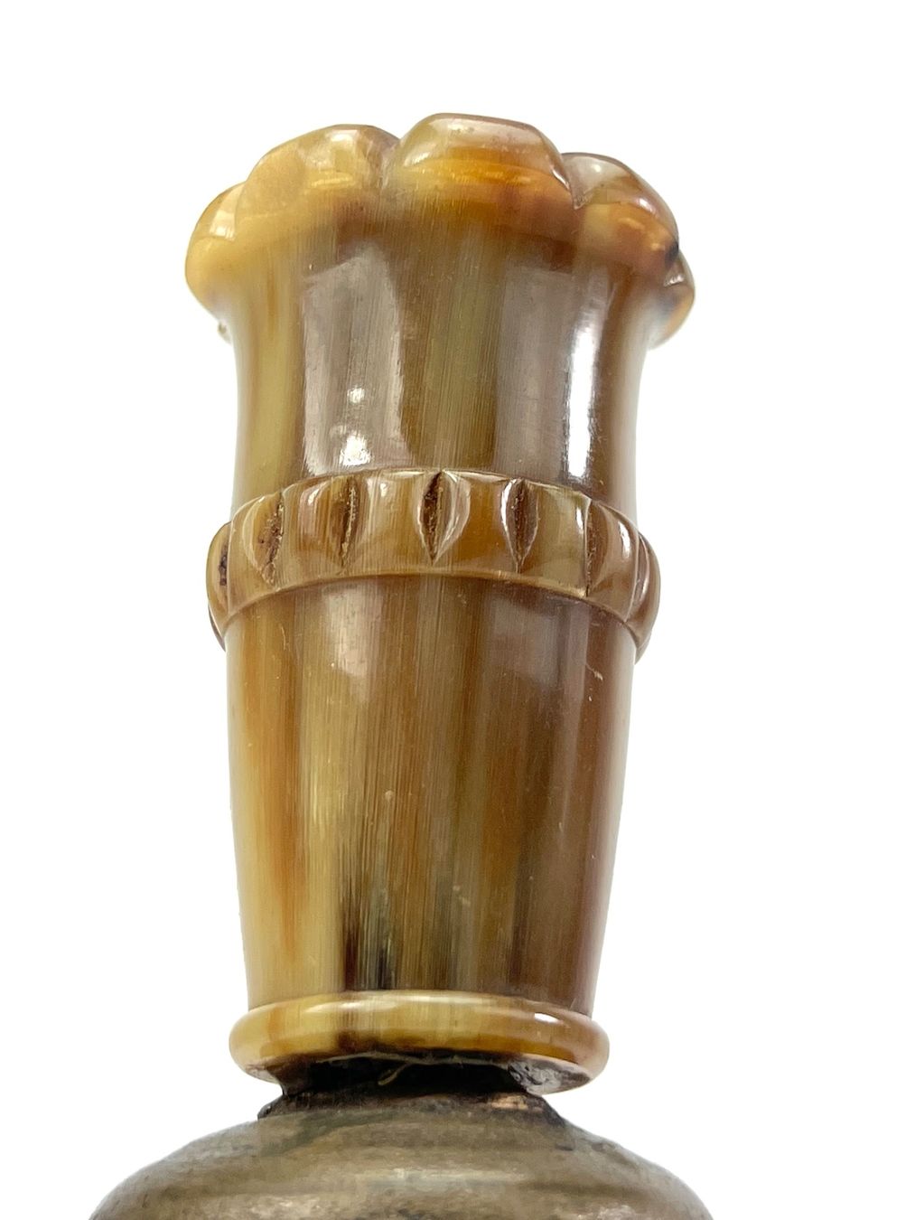 Glocken & Treicheln: Tischglocke Messing mit Horn Griff Antik – Gebraucht aus Zürich von Arche_Brockenhaus 5