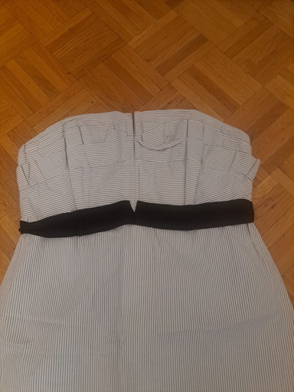 Sandro Vestiti: Robe Sandro sans manches, rayée bleu et blanc, taille 3 – Usato da Chêne-Bourg venduto da mar_p5n7 4