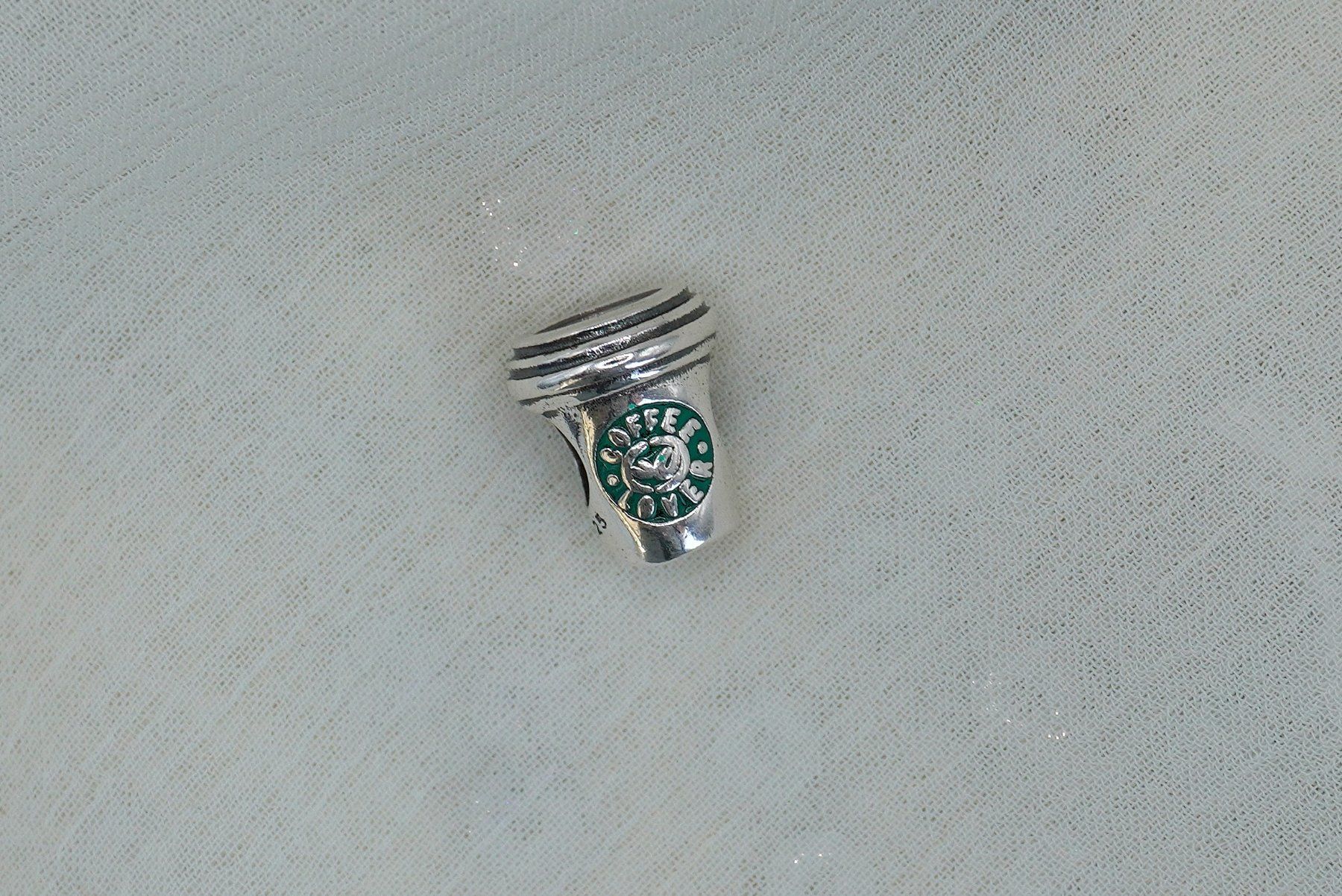 Ciondoli: Charm "Coffee lover" zu Pandora 925 Silber – Nuovo (secondo la descrizione) da Niederbüren venduto da Fidi5 3