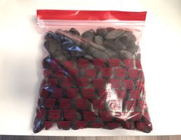 Deko-Halbedelsteine (Schwarz mit Braunen Einschlüssen)