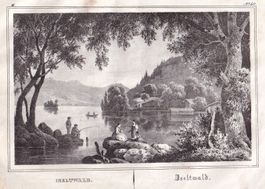 ISELTWALD, LITHOGRAPHIE VON 1836-1845