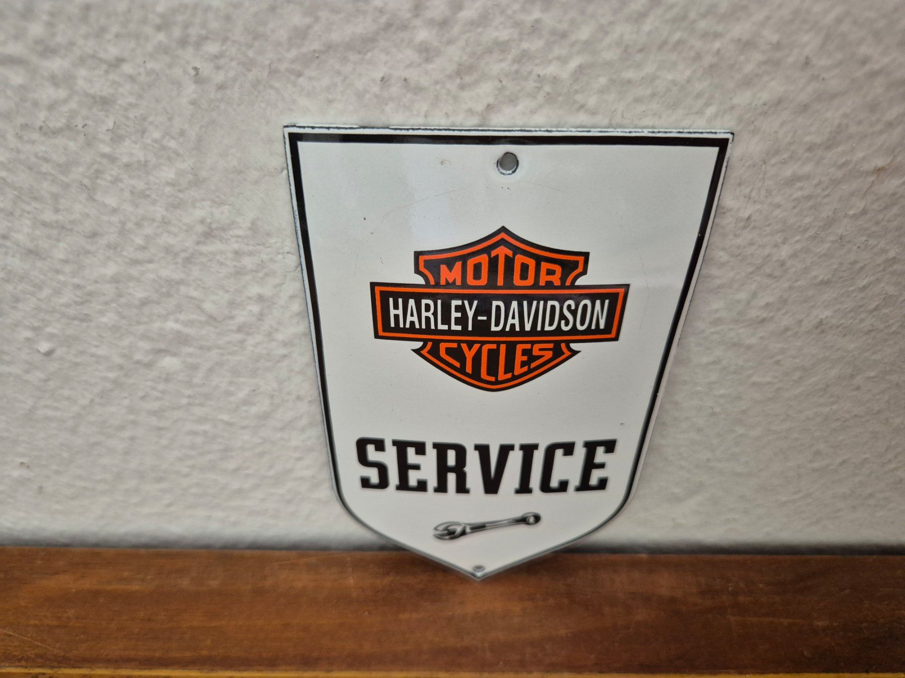 Harley-Davidson Schilder: Emailschild Harley Davidson Service Motorrad Emaille Schild – Neu (gemäss Beschreibung) aus Schaffhausen von pfanis09 2