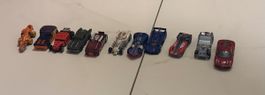 Konvolut 11Spielzeugautos, Hot Wheels, Matchbox, Sommer-Spa