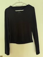Vera Moda Langarmshirt, Gr. M, Schwarz