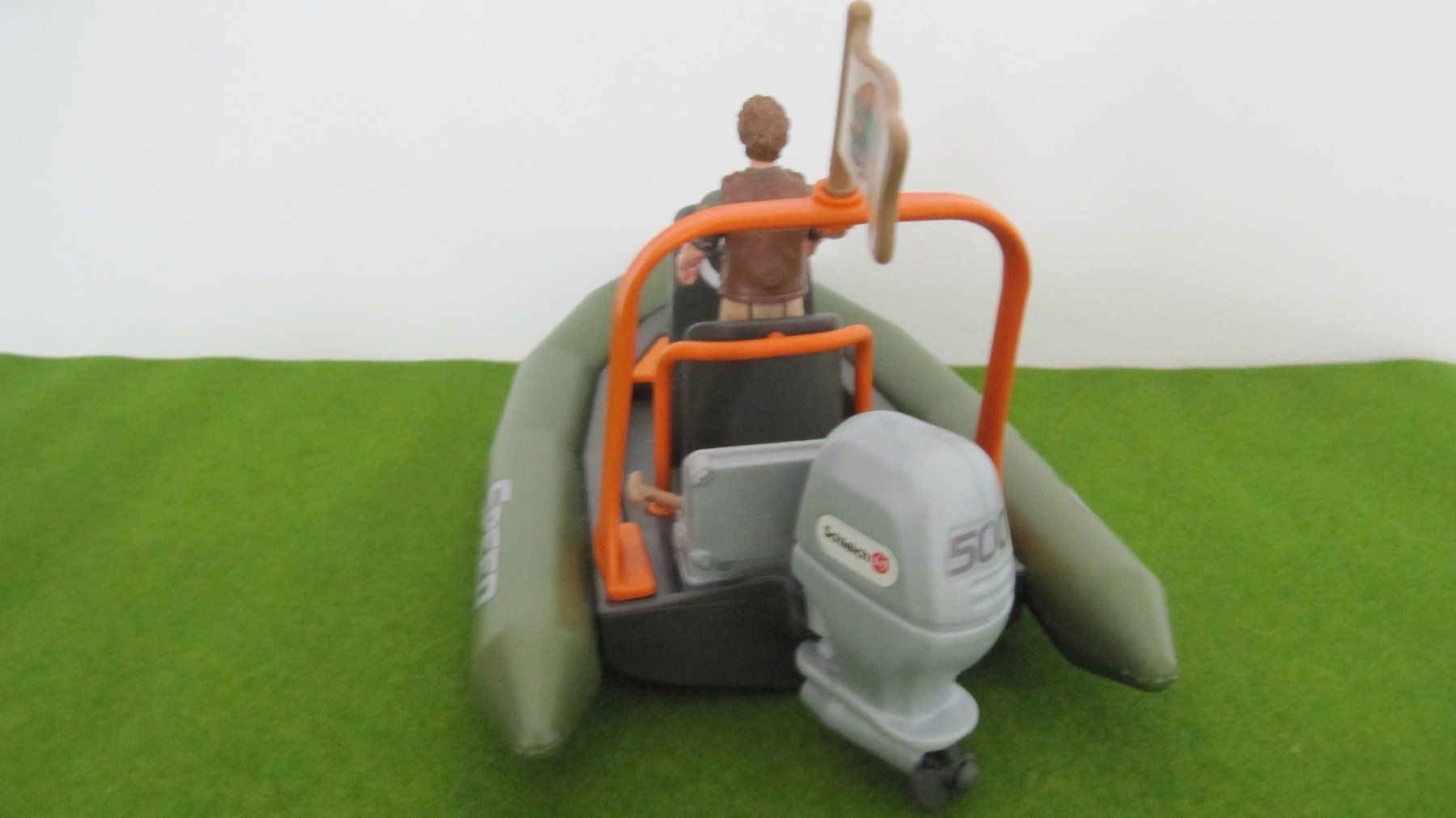 Schleich Spielzeuge: Schleich Schlauchboot mit Ranger und Krokodil – Gebraucht aus Brunnen von Kiwiland1 4