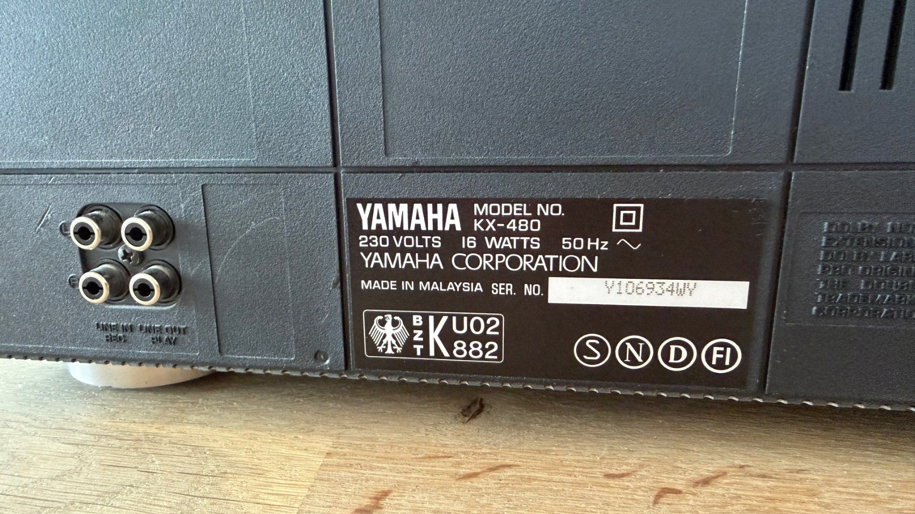 Yamaha Registratori: Yamaha KX-480 Tapedeck – Usato da Nänikon venduto da marcusg70 3
