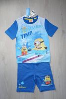 2 Teile Minions T-shirt, kurze Hose Gr.110-116 Neu!
