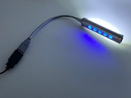 USB Lampe biegbar z.B. für Notebook/Laptop ca. 32cm