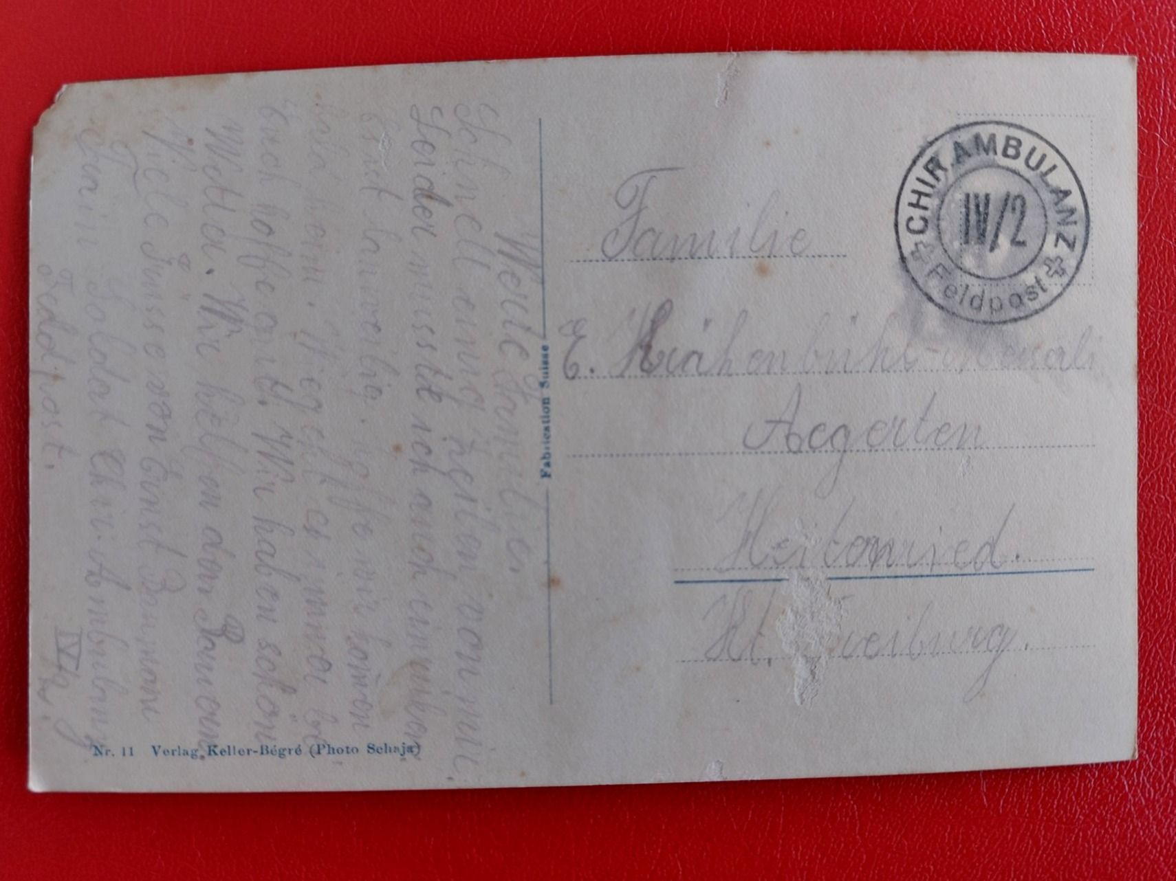 Cartoline postali: Prêles ; Chir Ambulanz Feldpost – Usato da St-Légier-Chiésaz venduto da Theo006 1