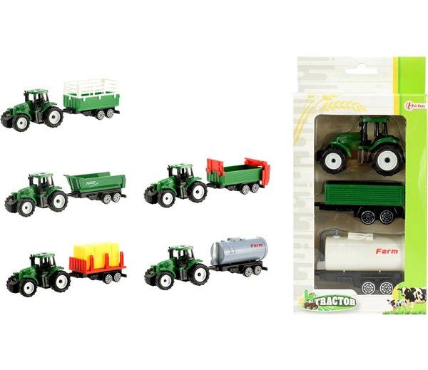 Spielzeuge: Spielzeug Traktor + 2 Anhänger – Neu und originalverpackt aus Oensingen von Liquidations-Shop
