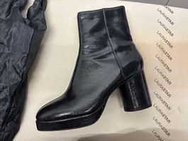 Schwarze Absatzschuhe Gr. 40