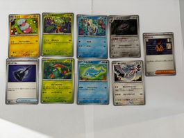 Pokemon Japanisch 9 Stück