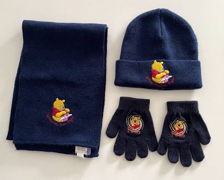 Disney Set Schal/Handschuhe/Mütze Winnie the Pooh für 2j.-3j