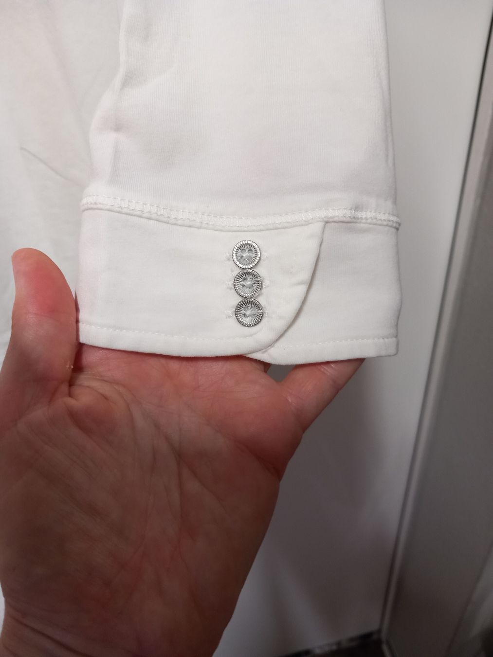 Nile T-shirt: NILE essential 3/4 Shirt Gr.L, weiss – Usato da Gwatt (Thun) venduto da umwelt-brocki 4
