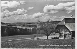 Gysenstein - Kant. Pfadfinderheim - Blick gegen Bern