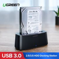 UGREEN Station d'accueil pour disque dur 3.5/2.5 USB 3 noir