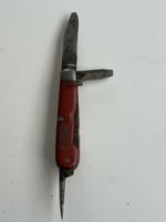 Taschenmesser rot mit Gravur 44 gebrauchter Zustand(2S3)