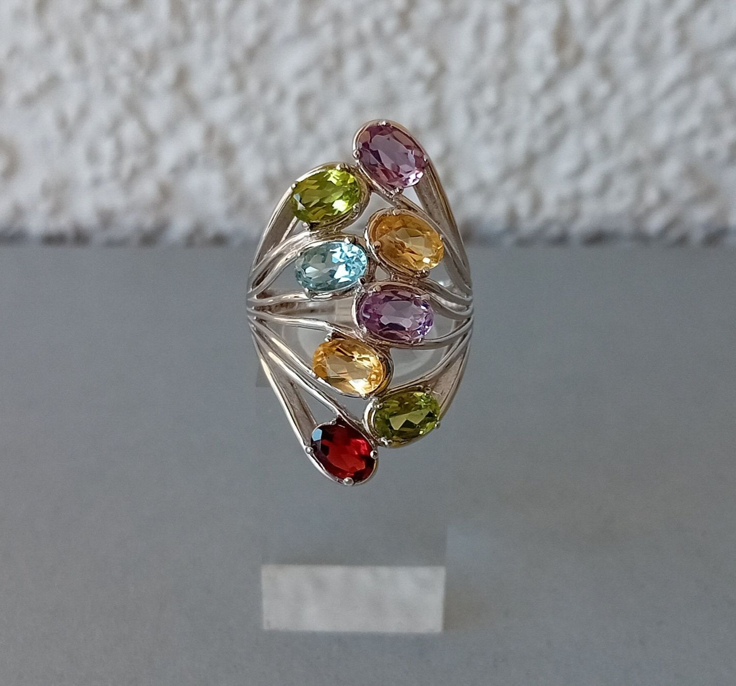 Anelli: Ring Silber mit echten Edelsteinen – Usato da Stans venduto da wer_fd5f 3