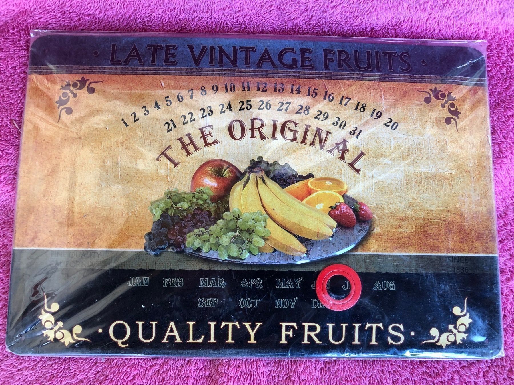 Insegne: Quality fruits endlos kalender küche – Nuovo (secondo la descrizione) da Reinach AG venduto da rares75