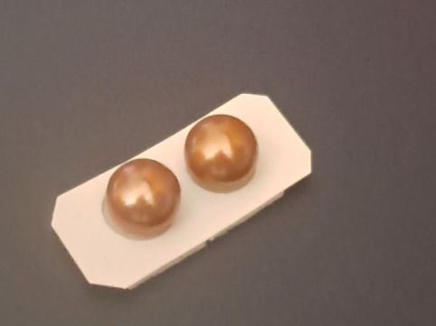 Perle (finte): Süsswasser Perlen brown, 9-10mm - neu – Nuovo e nell'imballaggio originale da St. Gallen venduto da Schreiber753