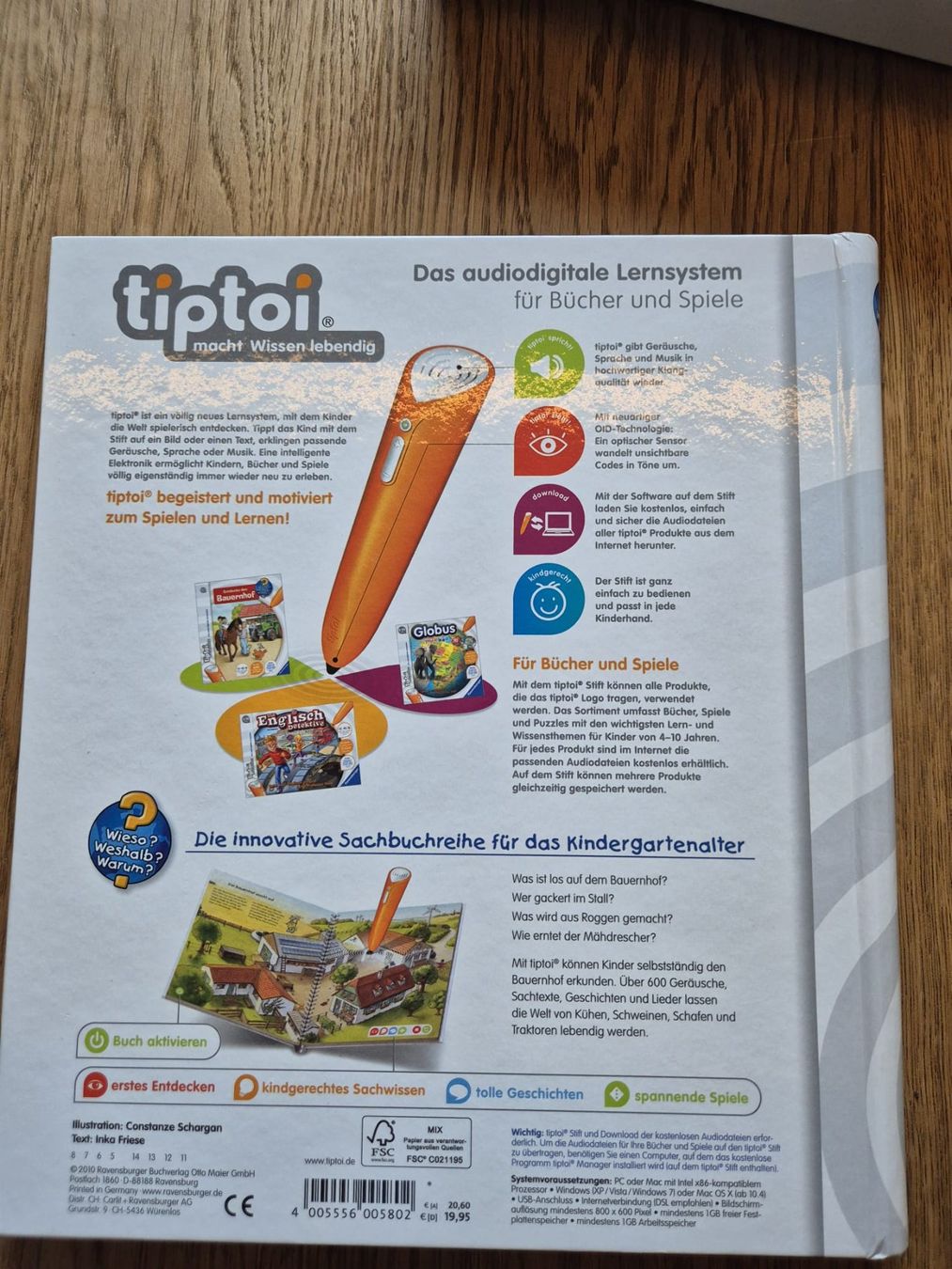 Tiptoi Jeux: Tiptoi Entdecke den Bauernhof Starter-Set, ohne Stift – D'occasion à Grossaffoltern par Baer1782 4