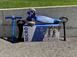 Micro Mini 3in1 Deluxe Roller blau guter Zustand 46 Zeichen